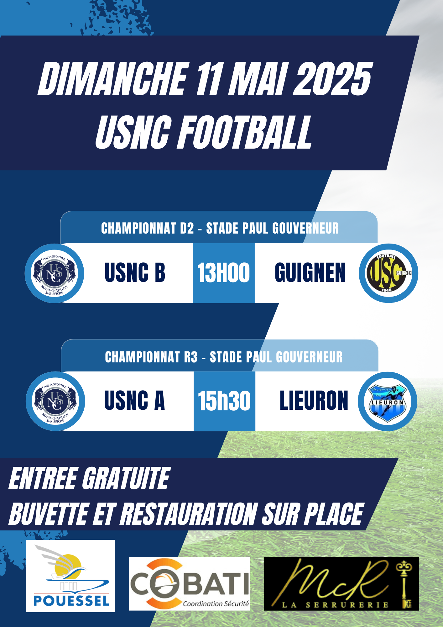 Les matchs à venir